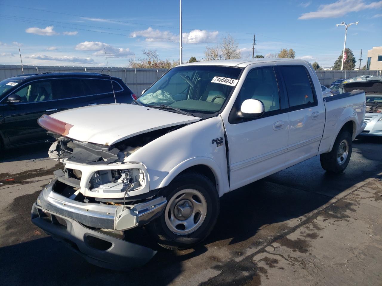 Image 1 of 2001 FORD F150 SUPERCREW 2001 with VIN 1FTRW08W01KD73186
