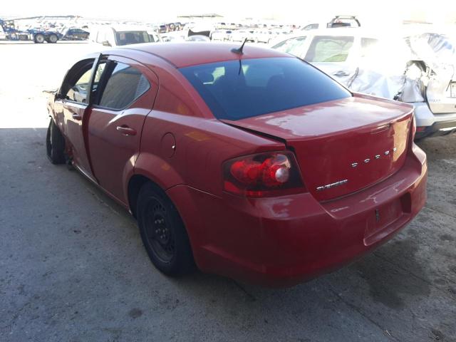 Изображение 2 2014 DODGE AVENGER SE 2014 с VIN 1C3CDZAG8EN130141
