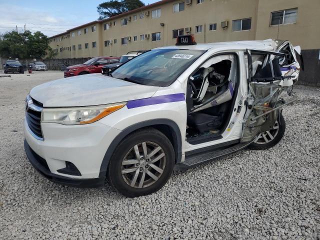 Image 1 of 2014 TOYOTA HIGHLANDER LE 2014 with VIN 5TDZARFH0ES007928