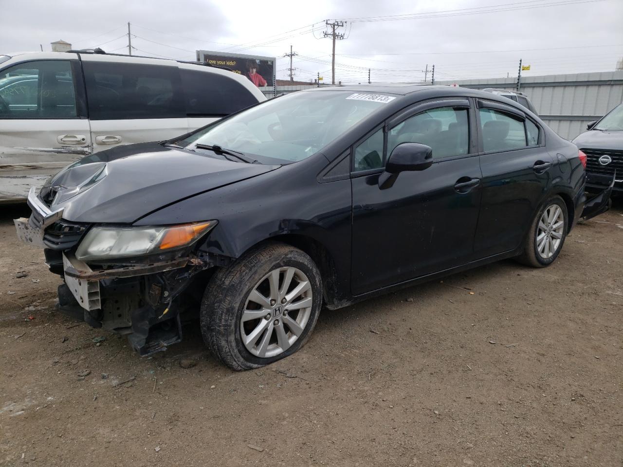 Image 1 of 2012 HONDA CIVIC EX 2012 with VIN 19XFB2F81CE351864