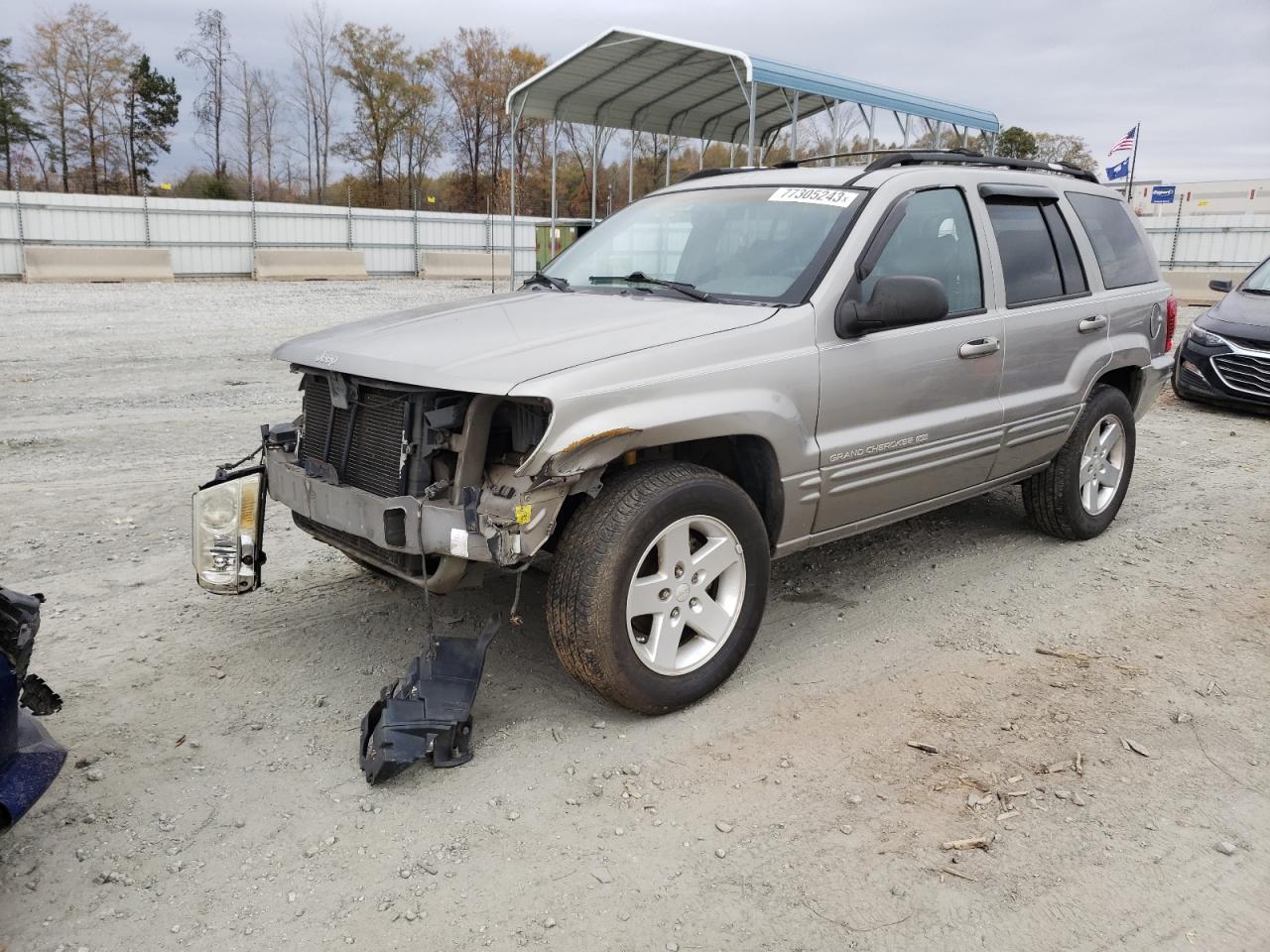 Image 1 of 1999 JEEP GRAND CHEROKEE LIMITED 1999 with VIN 1J4G268SXXC639863