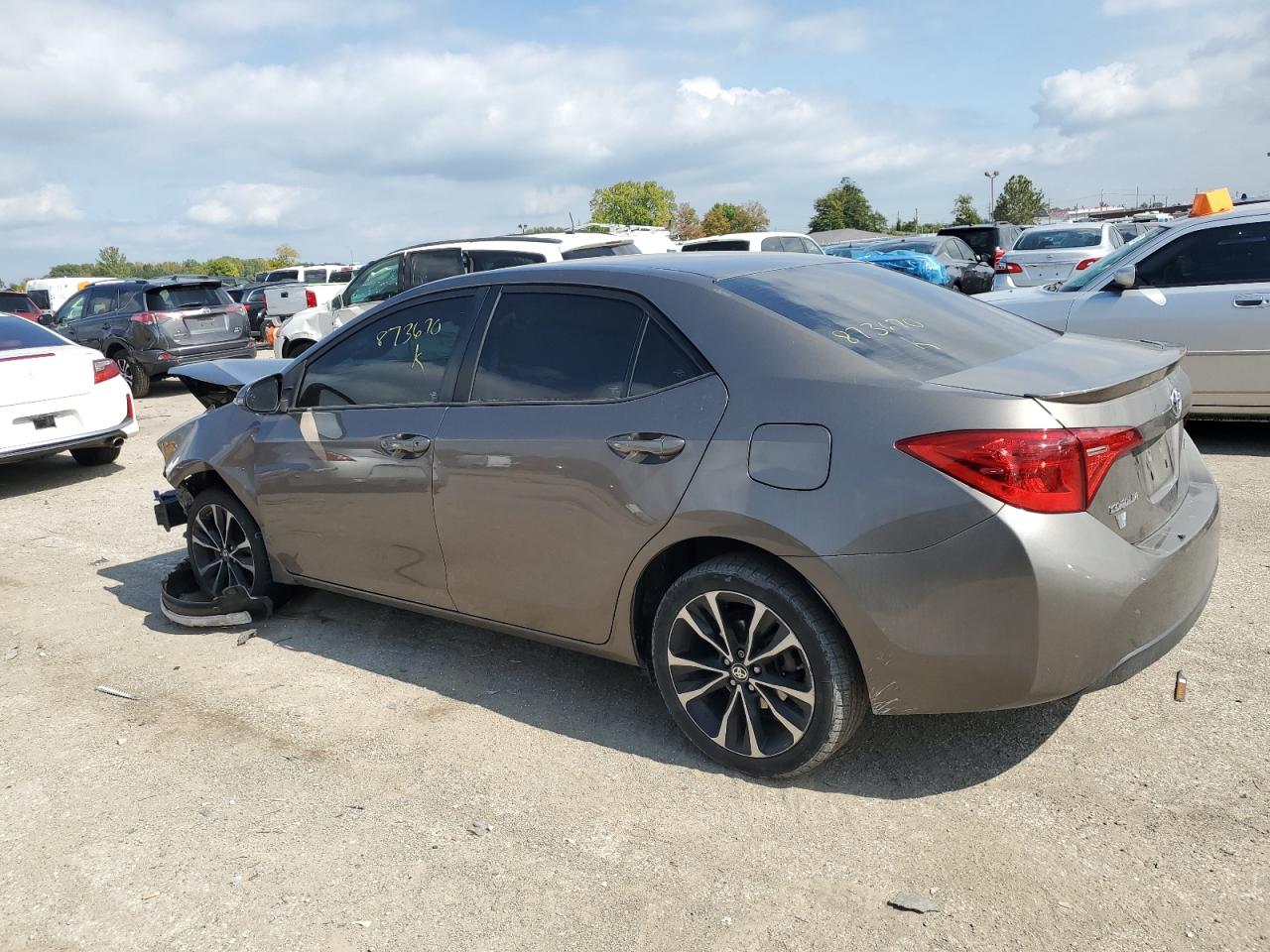 Image 2 of 2017 TOYOTA COROLLA L 2017 with VIN 2T1BURHE9HC873670