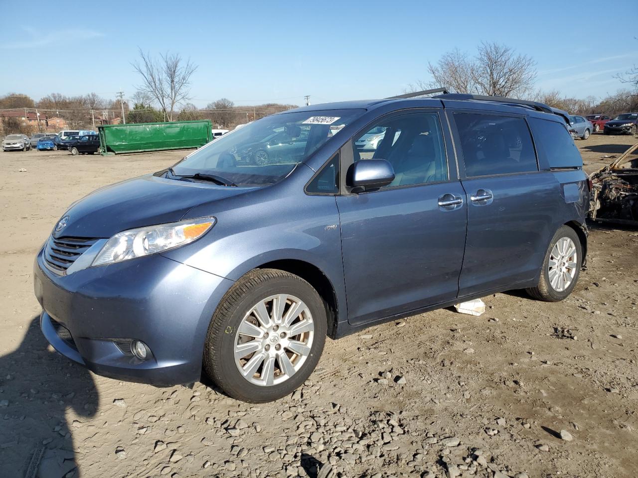 Image 1 of 2017 TOYOTA SIENNA XLE 2017 with VIN 5TDDZ3DC2HS177073