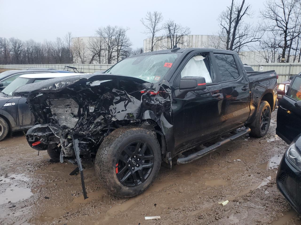 Image 1 of 2024 CHEVROLET SILVERADO K1500 RST 2024 with VIN 1GCUDEEDXRZ108178