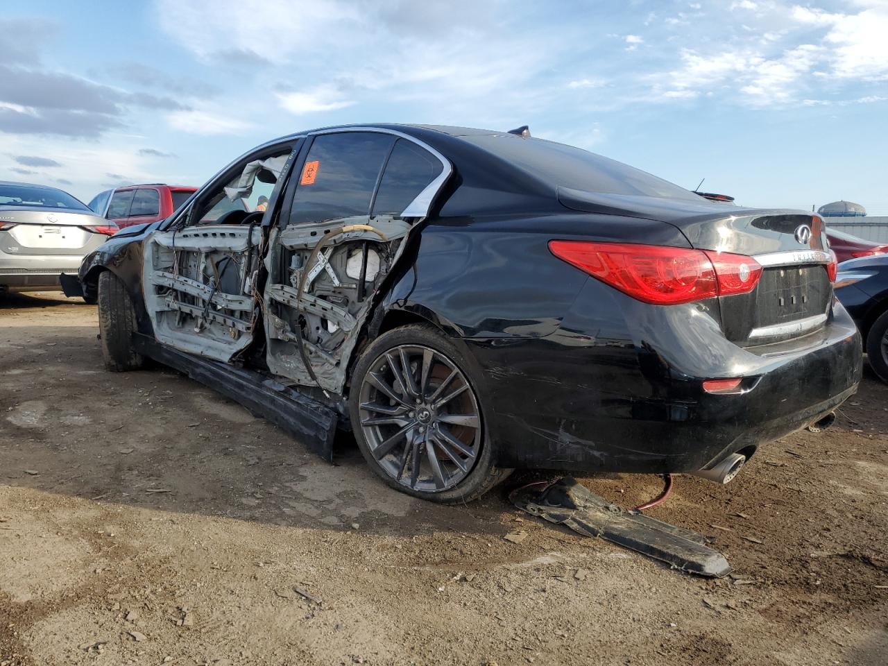 Image 2 of 2016 INFINITI Q50 RED SPORT 400 2016 with VIN JN1FV7AP0GM420640