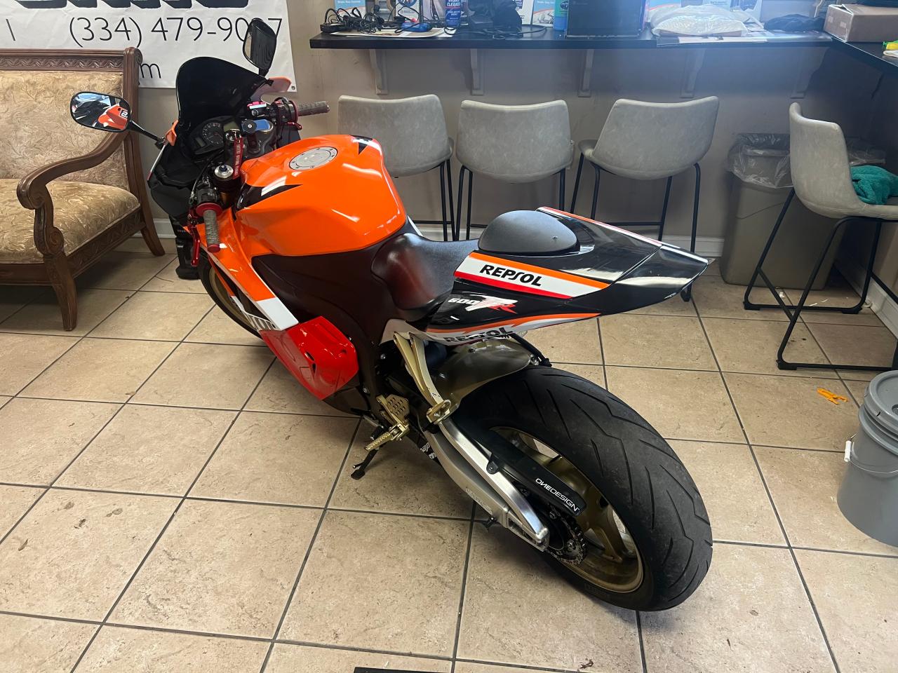 Image 3 of 2012 HONDA CBR600 RR 2012 with VIN JH2PC4015CK500130
