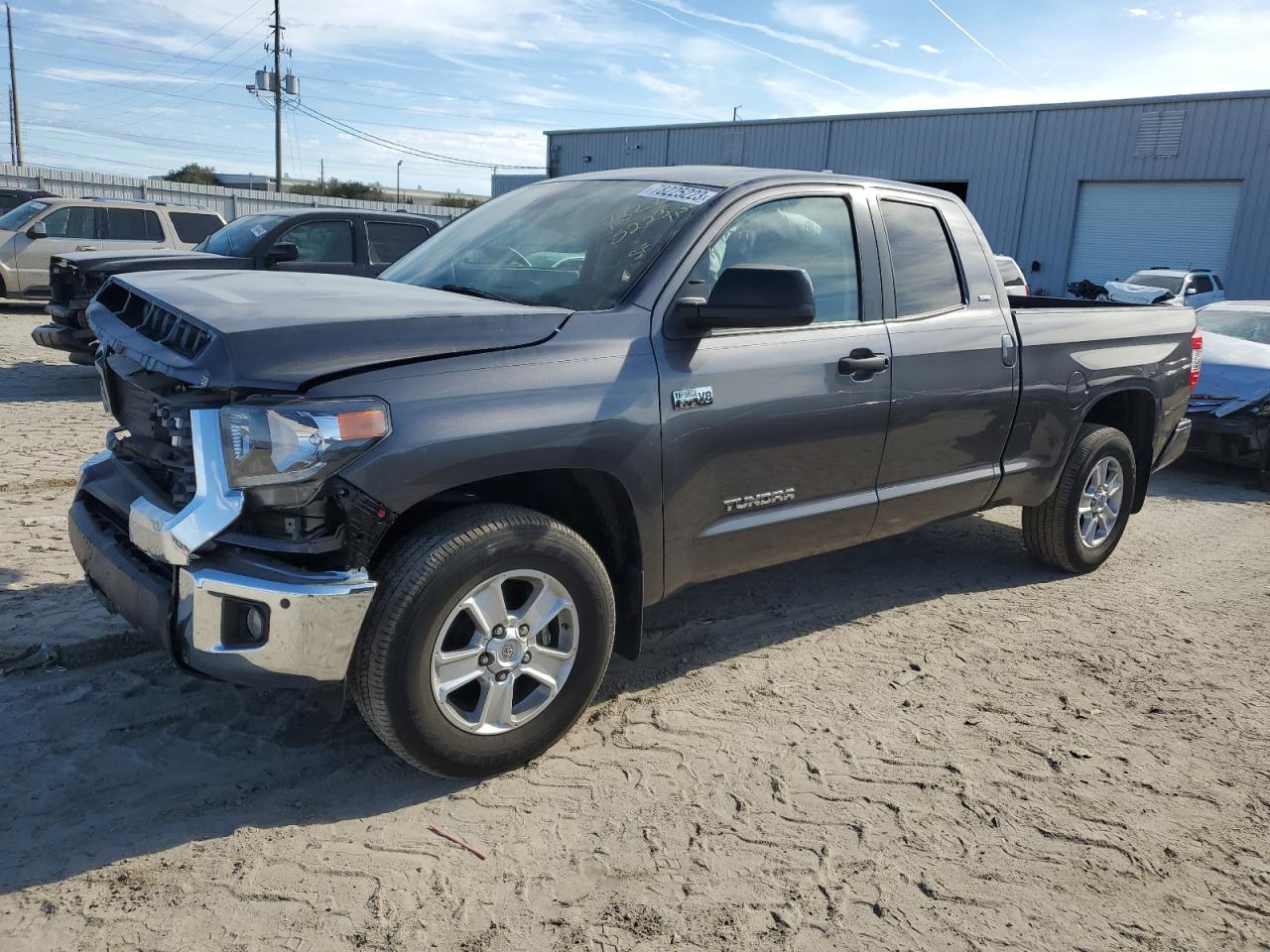 Image 1 of 2021 TOYOTA TUNDRA DOUBLE CAB SR/SR5 2021 with VIN 5TFRY5F10MX290623