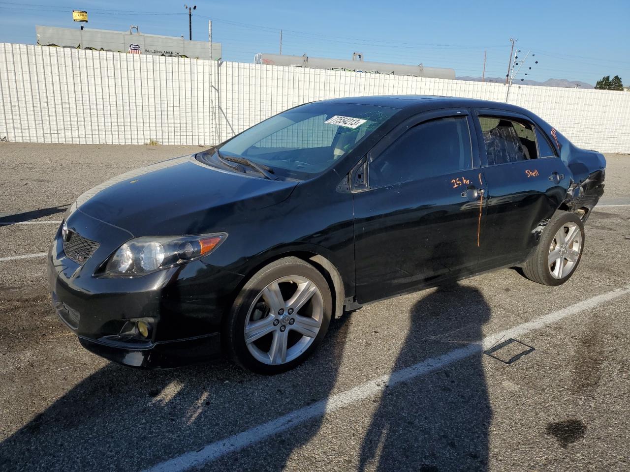 Изображение 1 2009 TOYOTA COROLLA XRS 2009 с VIN 1NXBE40E49Z019536