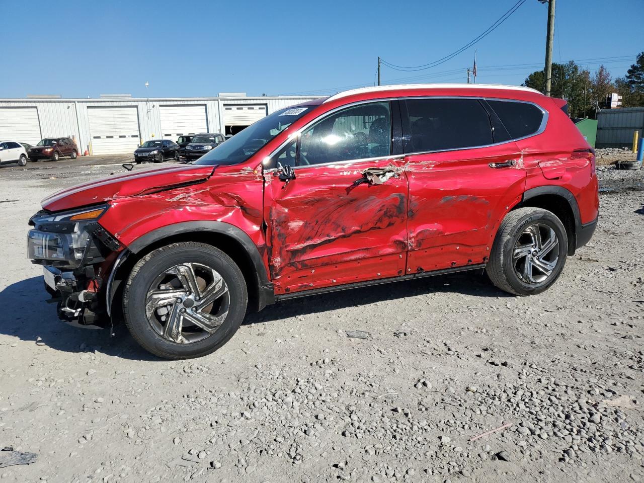 Image 1 of 2023 HYUNDAI SANTA FE SEL 2023 with VIN 5NMS24AJ6PH573996