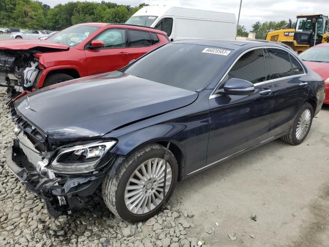 Image 1 of 2017 MERCEDES-BENZ C 300 4MATIC 2017 with VIN 55SWF4KB6HU207616