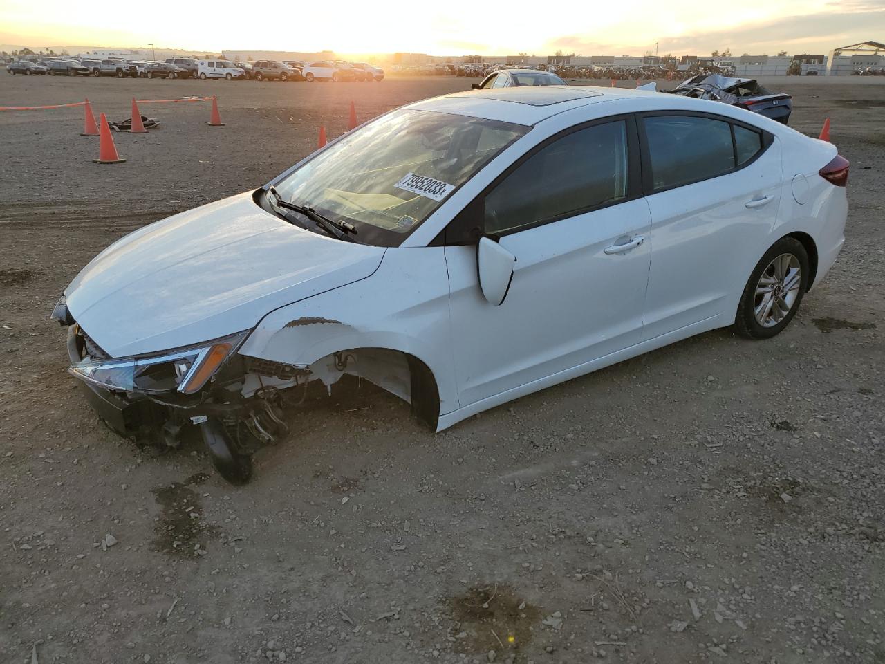 Image 1 of 2020 HYUNDAI ELANTRA SEL 2020 with VIN 5NPD84LF0LH520174