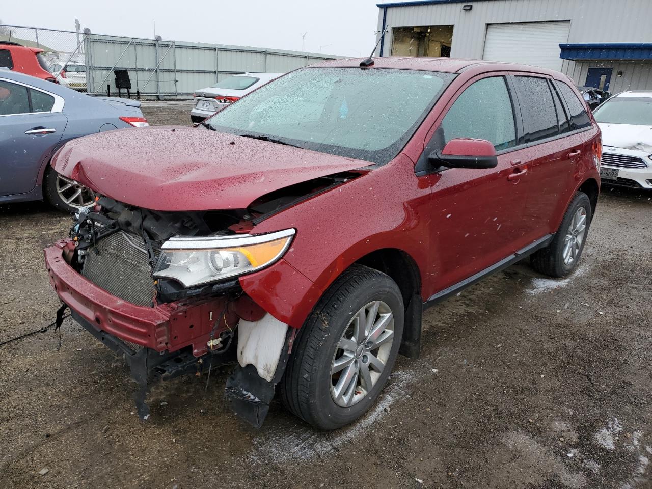 Image 1 of 2014 FORD EDGE SEL 2014 with VIN 2FMDK4JC7EBB11206
