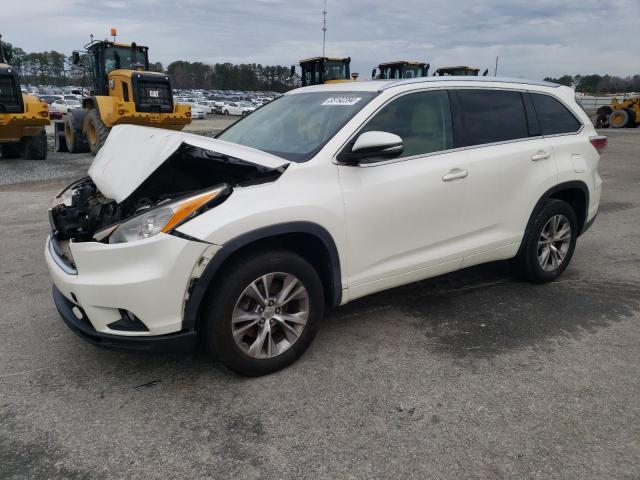 Image 1 of 2014 TOYOTA HIGHLANDER XLE 2014 with VIN 5TDKKRFHXES005649