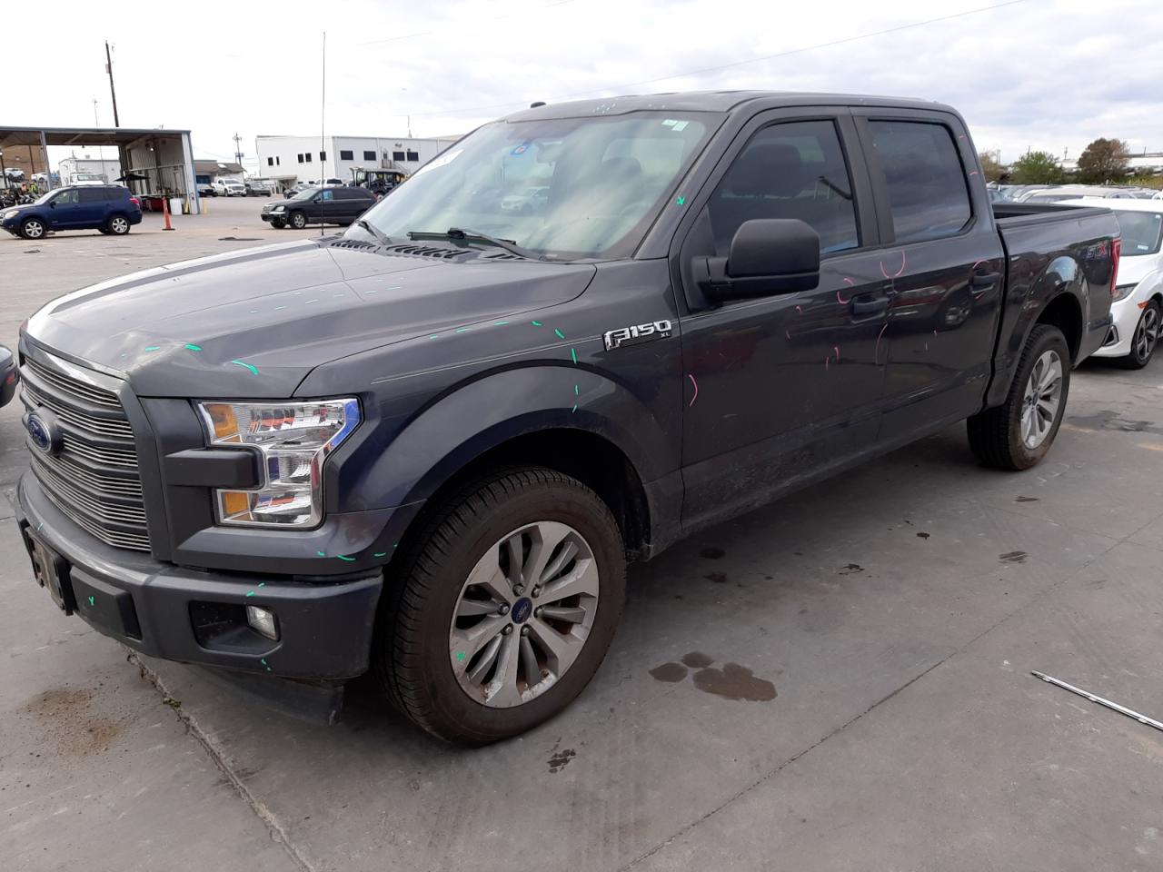 Image 1 of 2017 FORD F150 SUPERCREW 2017 with VIN 1FTEW1CF9HKD86749