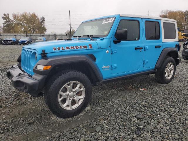 Image 1 of 2021 JEEP WRANGLER UNLIMITED SPORT 2021 with VIN 1C4HJXDN4MW628970