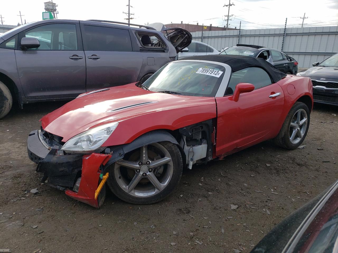 Image 1 of 2008 SATURN SKY  2008 with VIN 1G8MC35B88Y126635