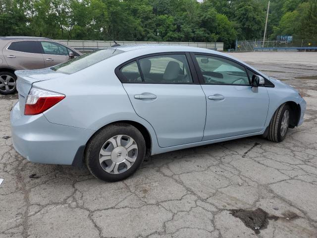 Image 3 of 2012 HONDA CIVIC HYBRID 2012 with VIN JHMFB4F25CS003102
