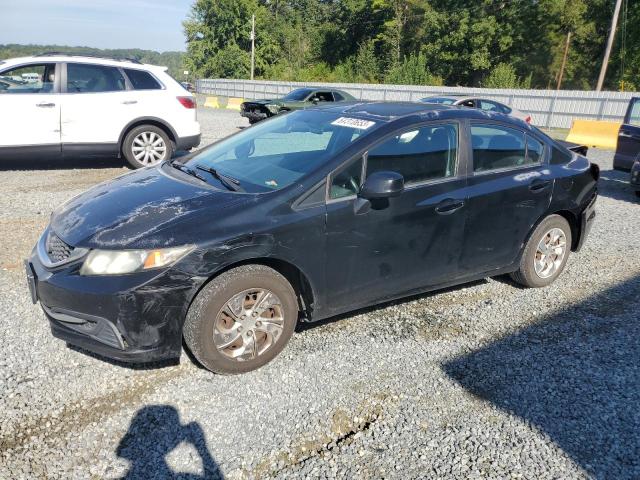 Image 1 of 2013 HONDA CIVIC LX 2013 with VIN 2HGFB2F54DH544376