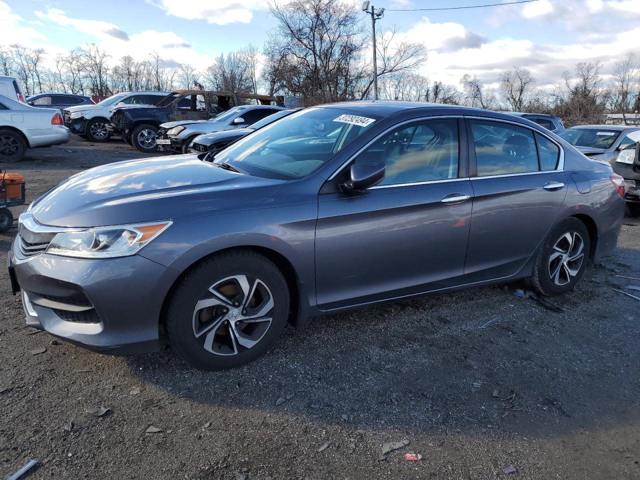 Изображение 1 2017 HONDA ACCORD LX 2017 с VIN 1HGCR2F34HA128944