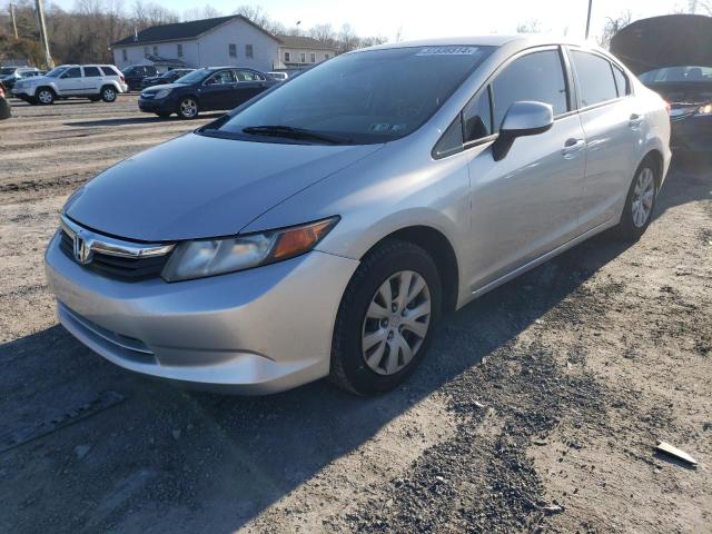 Image 1 of 2012 HONDA CIVIC LX 2012 with VIN 2HGFB2F52CH563331