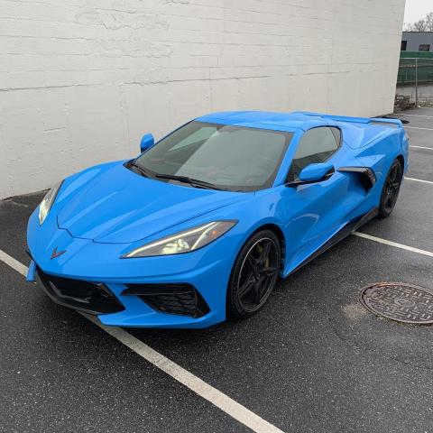 Image 2 of 2021 CHEVROLET CORVETTE STINGRAY 3LT 2021 with VIN 1G1YC2D49M5106533