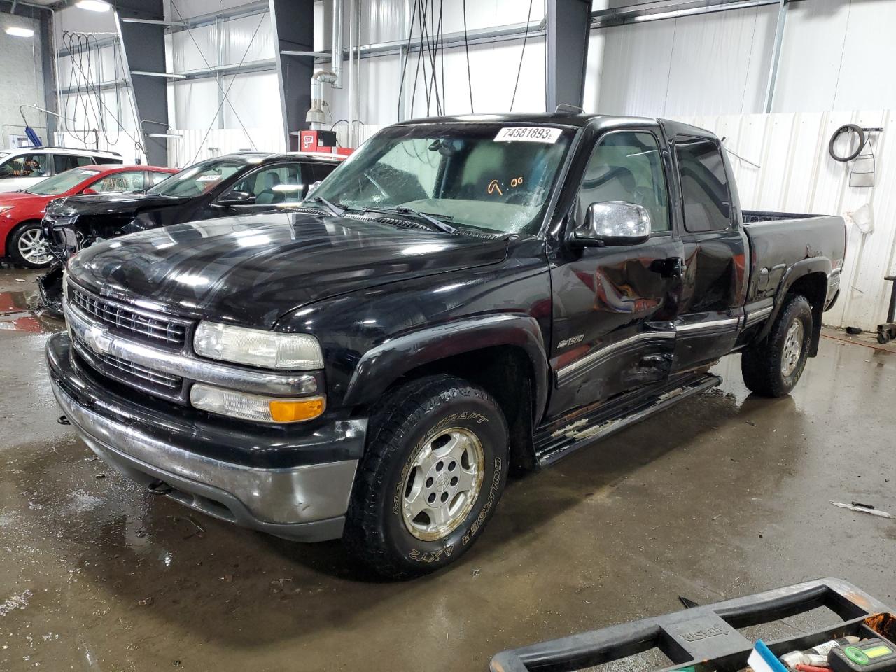 Изображение 1 2002 CHEVROLET SILVERADO K1500 2002 с VIN 2GCEK19T821428702