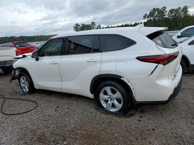 Image 2 of 2021 TOYOTA HIGHLANDER L 2021 with VIN 5TDCZRBH7MS538952