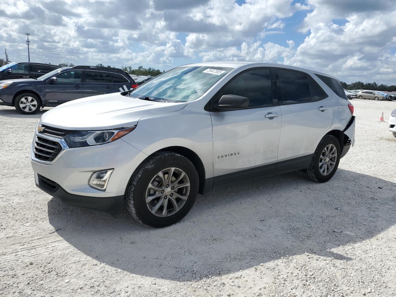 Image 1 of 2019 CHEVROLET EQUINOX LS 2019 with VIN 3GNAXHEV3KS592306