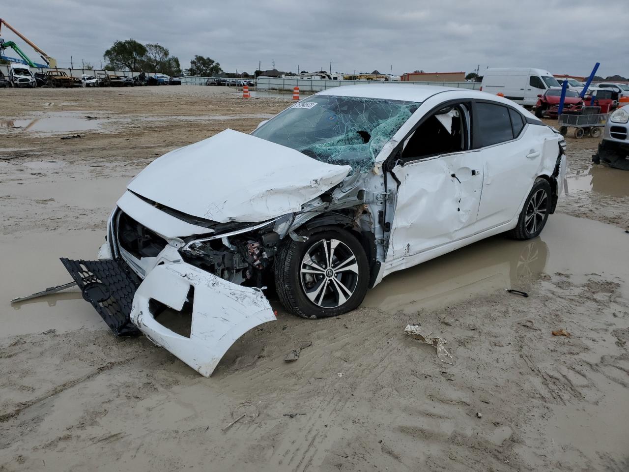 Изображение 1 2022 NISSAN SENTRA SV 2022 с VIN 3N1AB8CV6NY235507