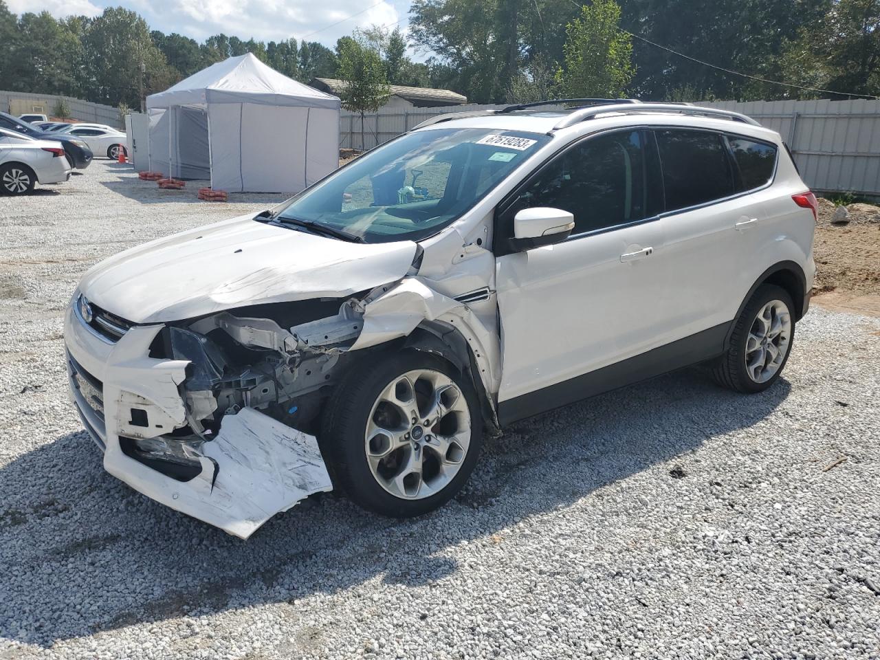 Image 1 of 2013 FORD ESCAPE TITANIUM 2013 with VIN 1FMCU0J92DUD16654