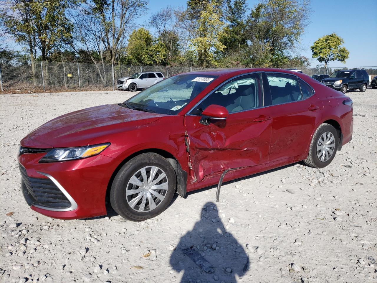 Изображение 1 2022 TOYOTA CAMRY LE 2022 с VIN 4T1C31AKXNU589385