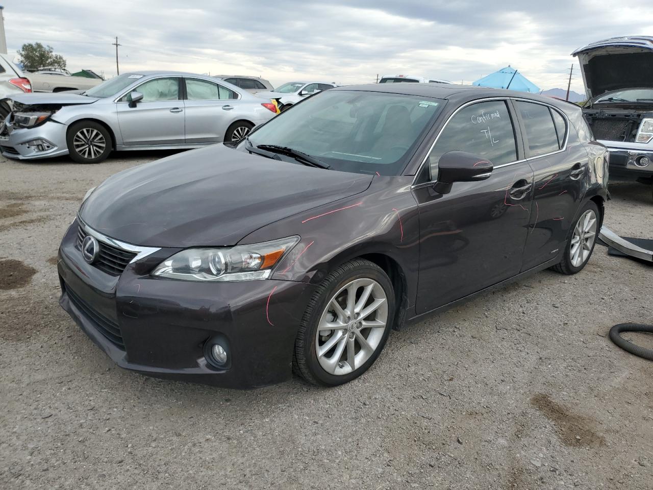 Image 1 of 2012 LEXUS CT 200 2012 with VIN JTHKD5BH4C2102521