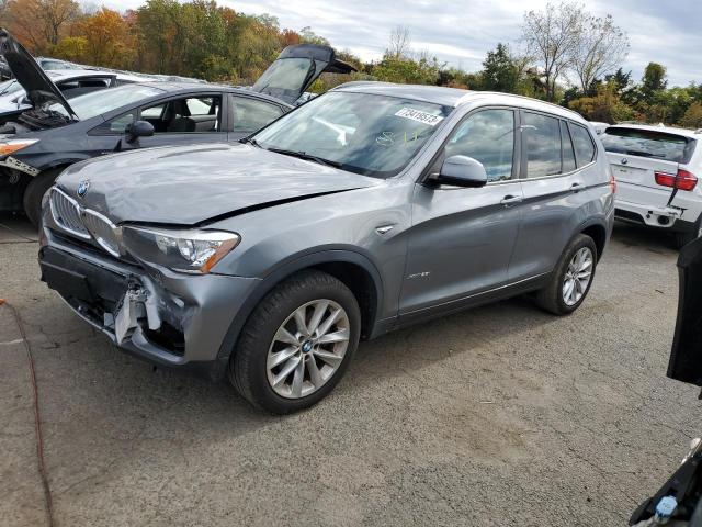 Image 1 of 2016 BMW X3 XDRIVE28I 2016 with VIN 5UXWX9C58G0D66835