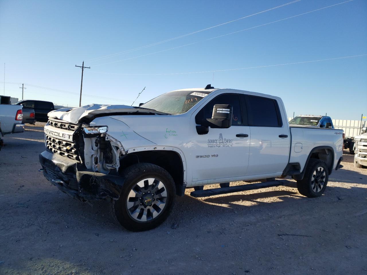 Изображение 1 2022 CHEVROLET SILVERADO K2500 CUSTOM 2022 с VIN 1GC1YME76NF361442