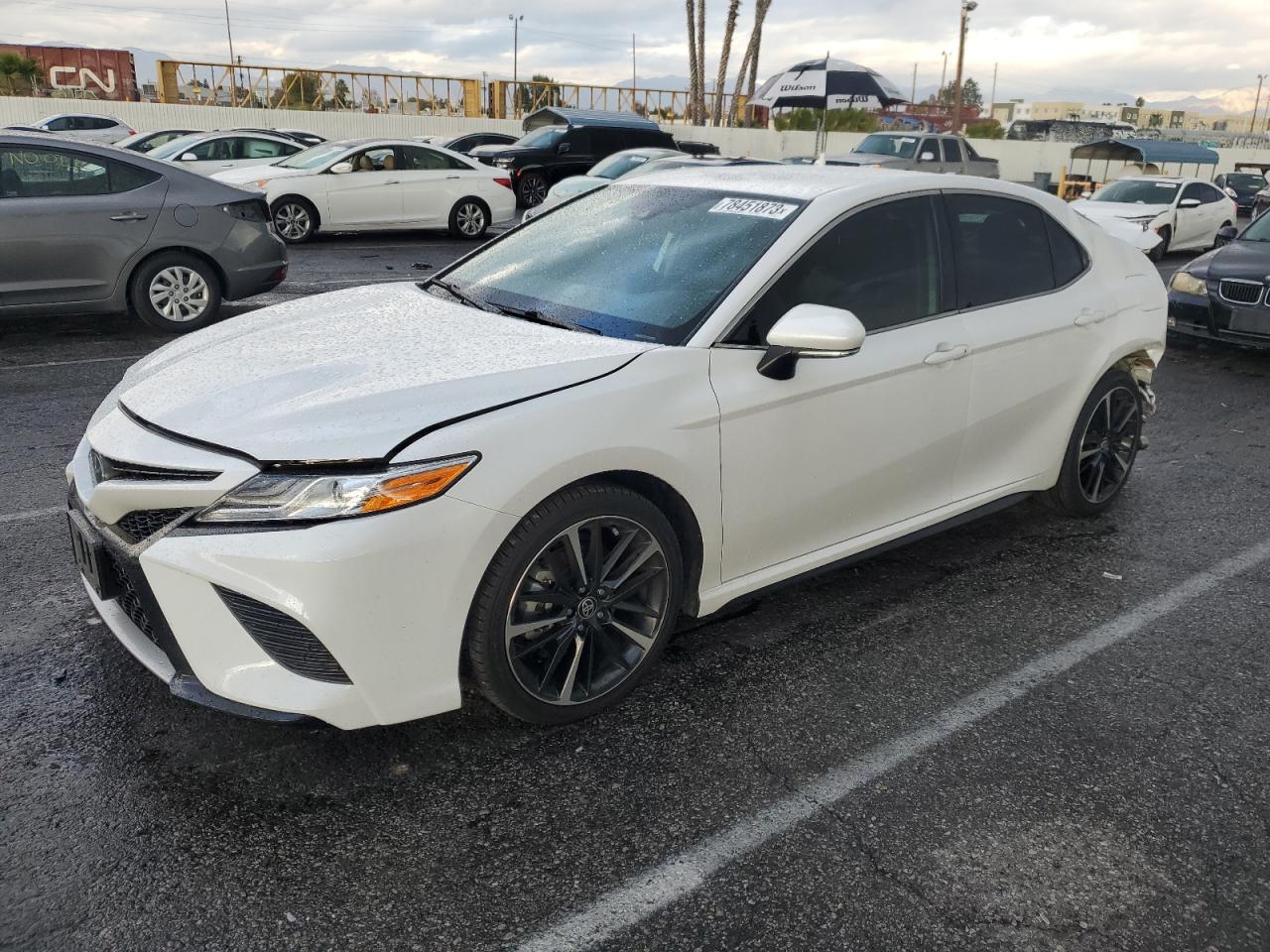 Image 1 of 2020 TOYOTA CAMRY XSE 2020 with VIN 4T1K61AK7LU958705