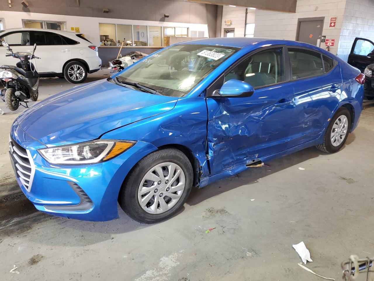 Image 1 of 2017 HYUNDAI ELANTRA SE 2017 with VIN KMHD74LF4HU370761