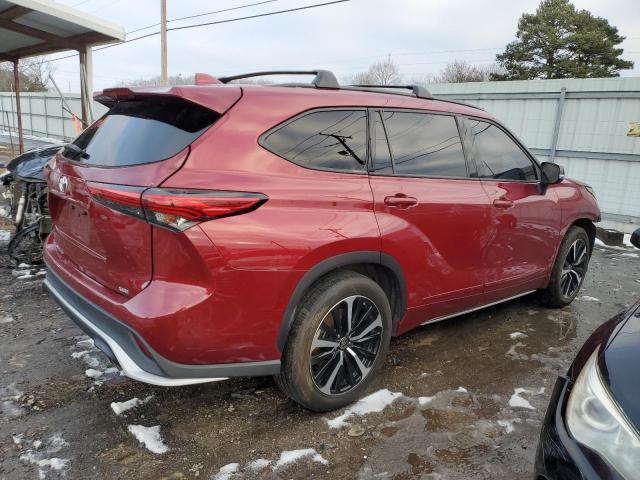 Image 3 of 2021 TOYOTA HIGHLANDER XSE 2021 with VIN 5TDLZRAH4MS063665