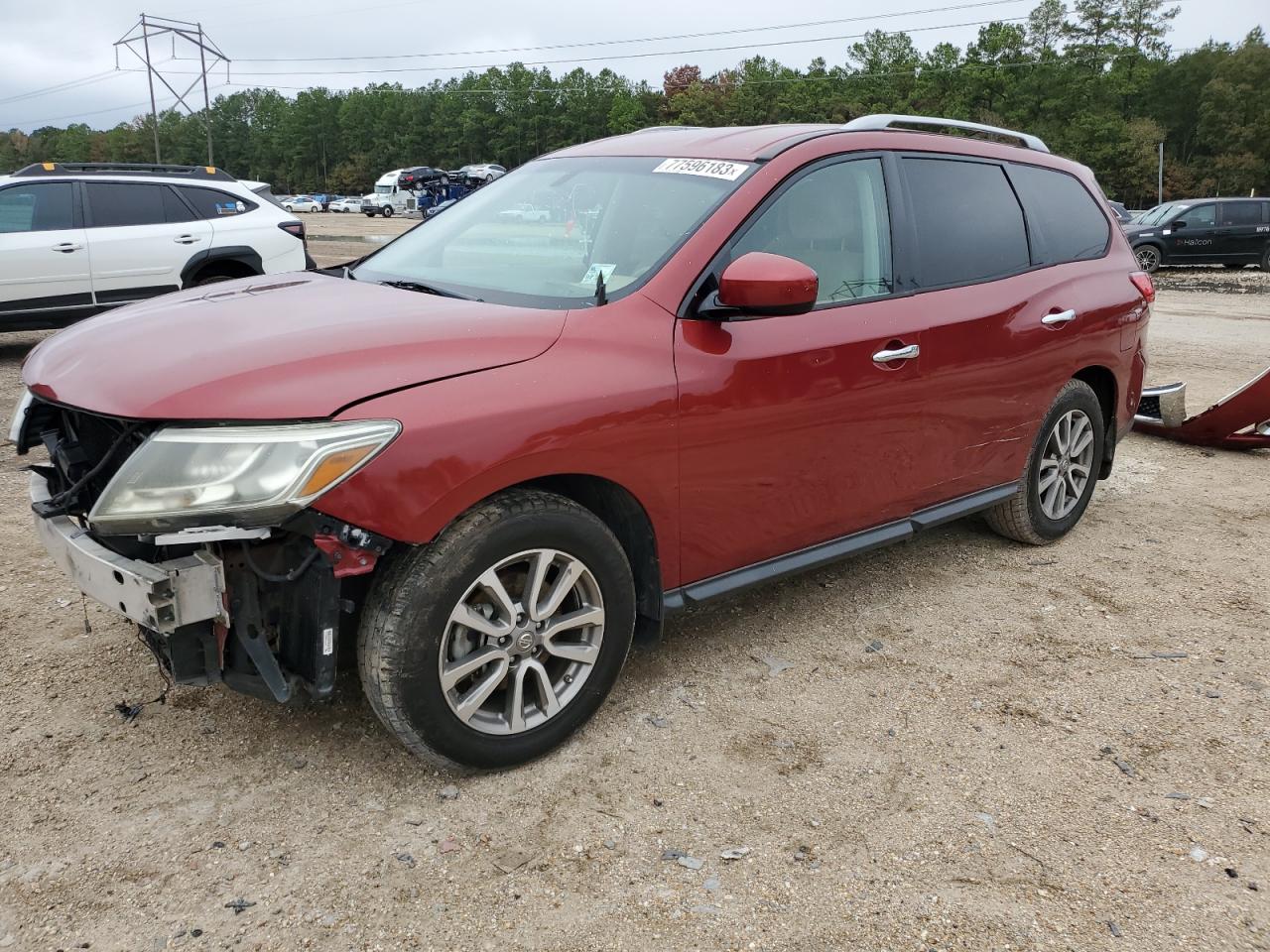 Image 1 of 2015 NISSAN PATHFINDER S 2015 with VIN 5N1AR2MN0FC704813