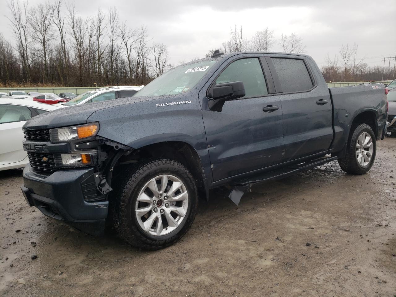 Изображение 1 2021 CHEVROLET SILVERADO K1500 CUSTOM 2021 с VIN 1GCPYBEK1MZ294801