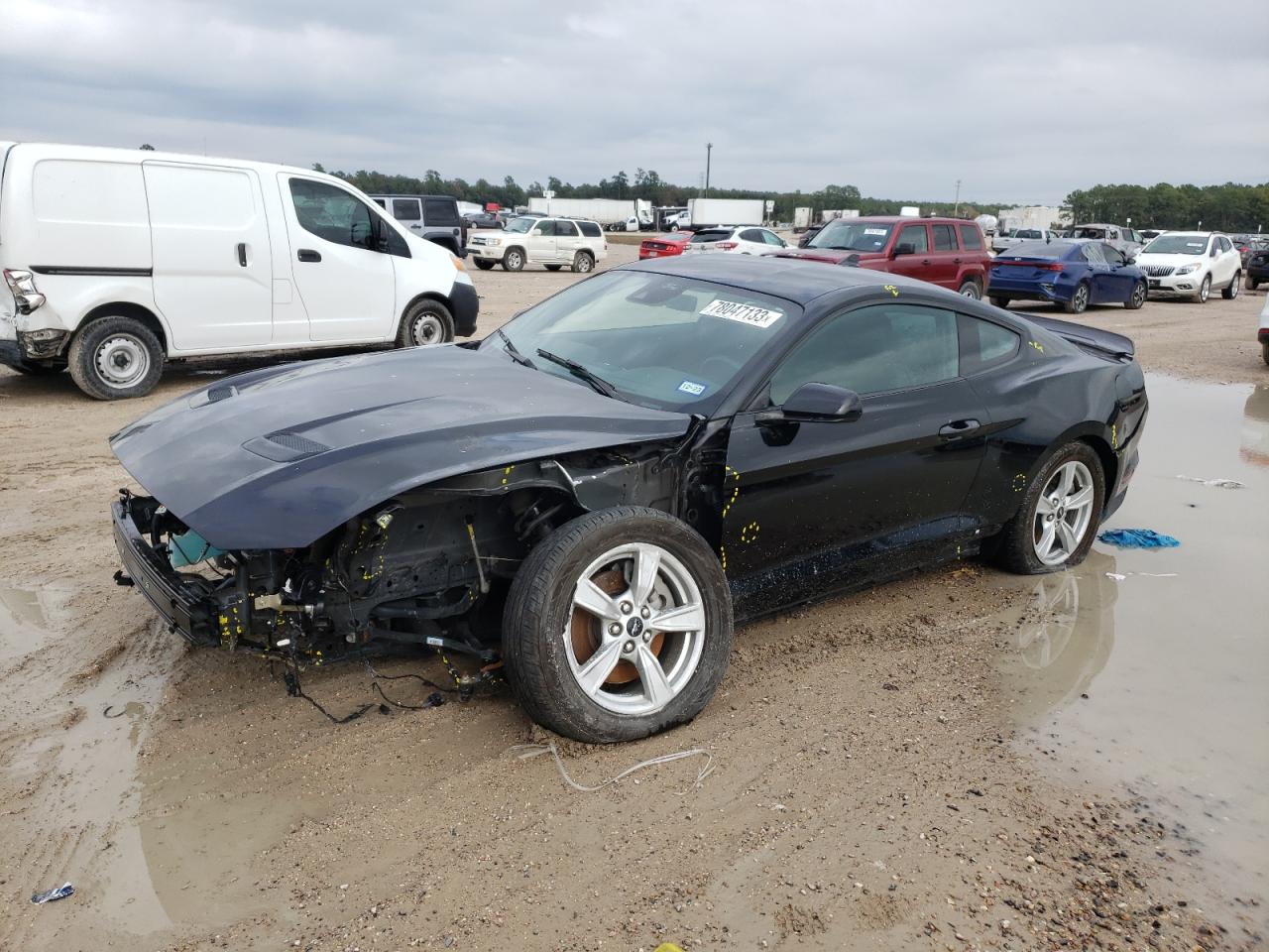 Image 1 of 2021 FORD MUSTANG  2021 with VIN 1FA6P8TH3M5151340