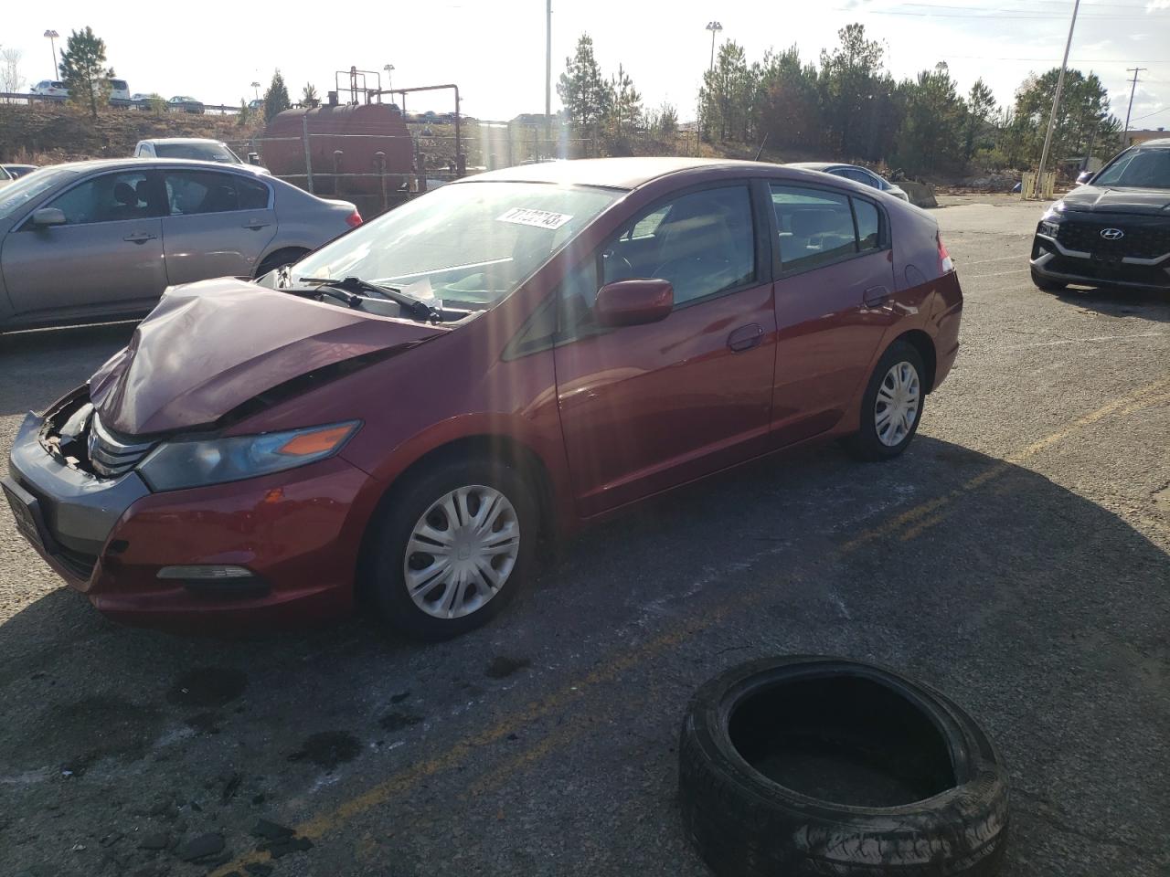 Image 1 of 2010 HONDA INSIGHT LX 2010 with VIN JHMZE2H52AS001191