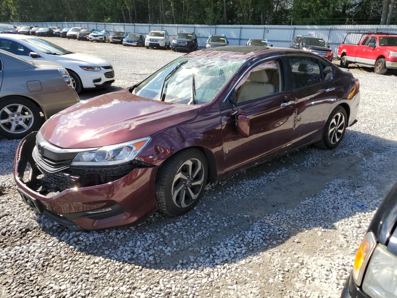 Obraz 1 z 2017 HONDA ACCORD EX 2017 z VIN 1HGCR2F72HA107075