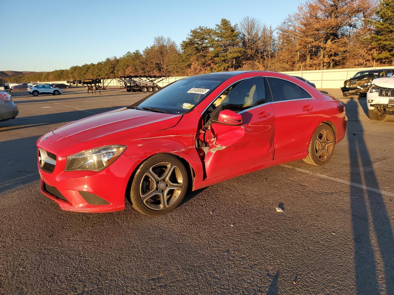 Image 1 of 2014 MERCEDES-BENZ CLA 250 2014 with VIN WDDSJ4EB1EN060683