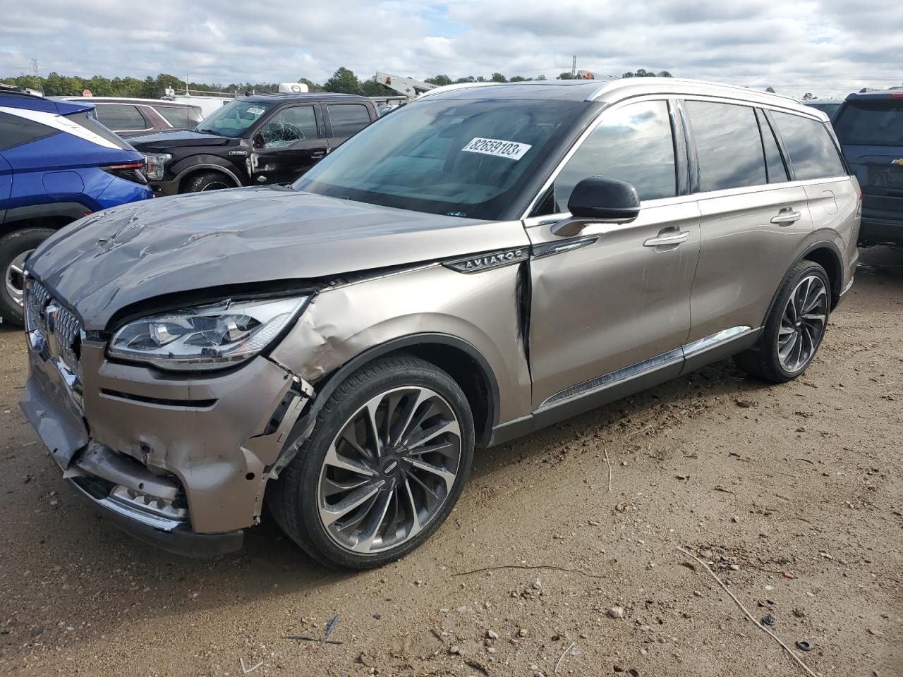 Image 1 of 2020 LINCOLN AVIATOR RESERVE 2020 with VIN 5LM5J7XC9LGL23544