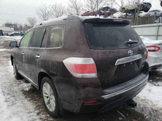 Image 2 of 2012 TOYOTA HIGHLANDER HYBRID LIMITED 2012 with VIN JTEDC3EHXC2009799