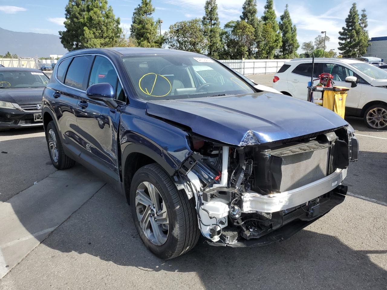 Изображение 1 2022 HYUNDAI SANTA FE SE 2022 с VIN 5NMS1DAJ2NH445805