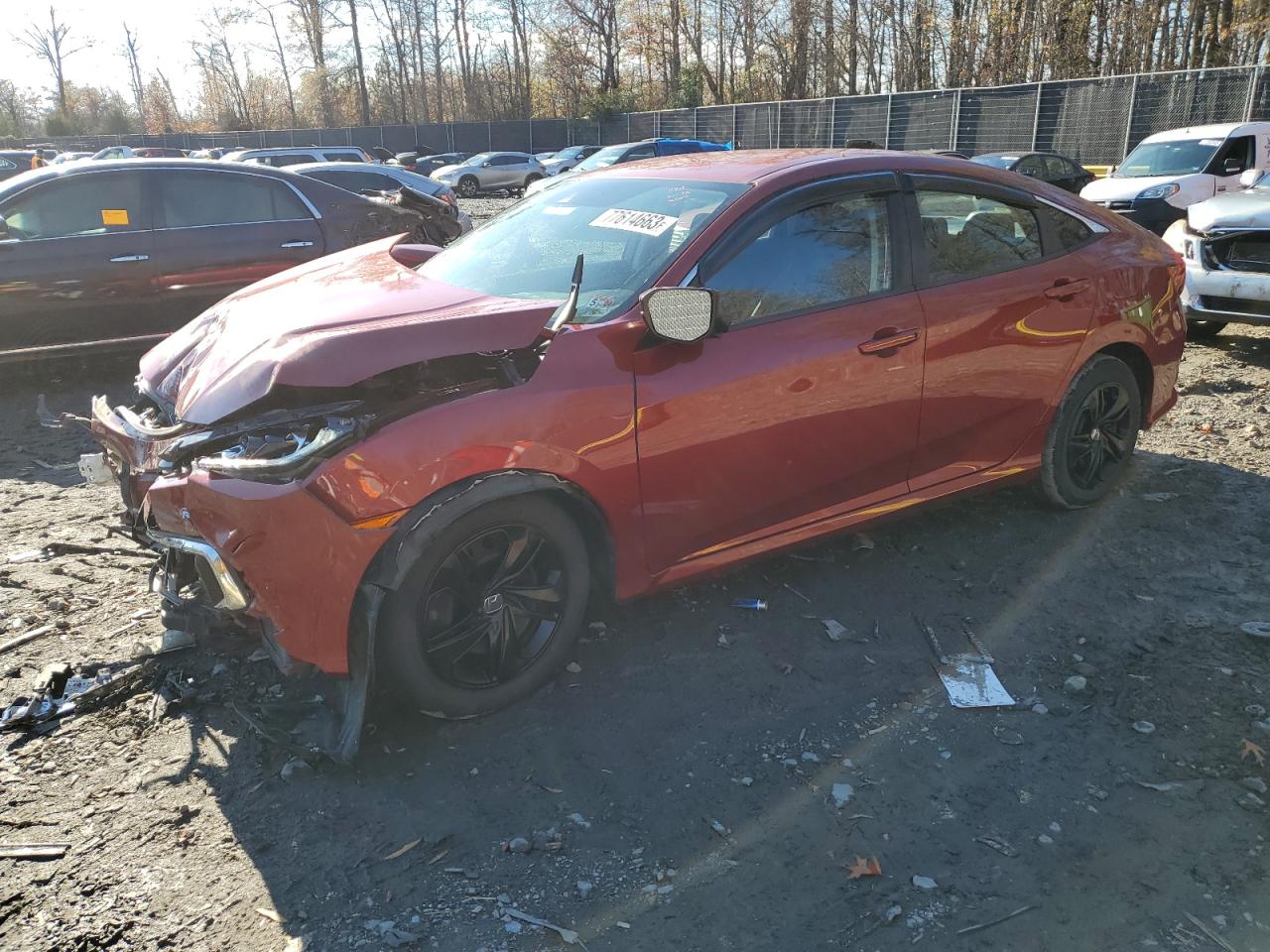 Obraz 1 z 2019 HONDA CIVIC LX 2019 z VIN 19XFC2F63KE213110