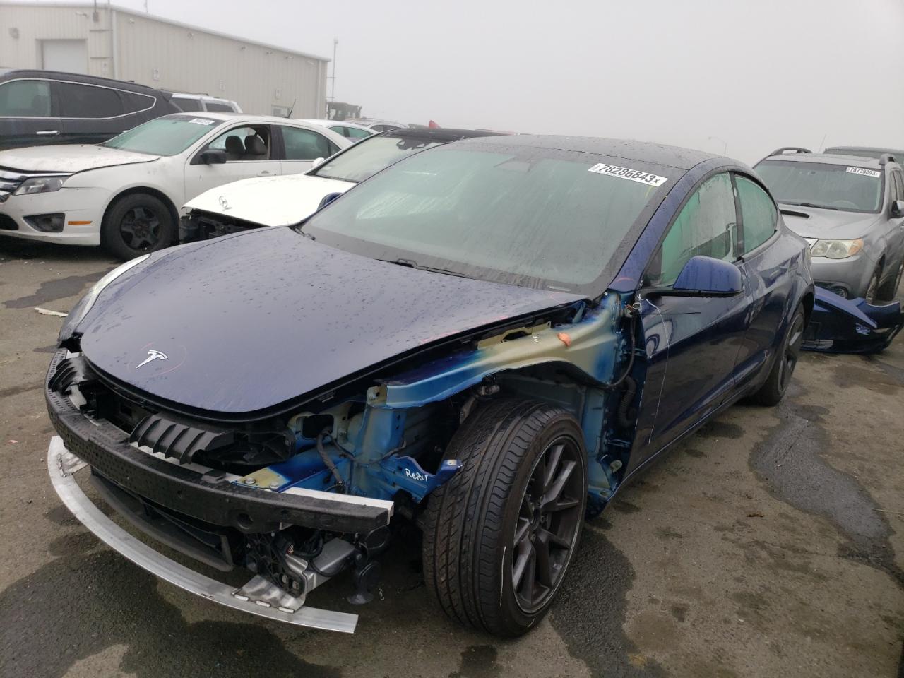 Image 1 of 2021 TESLA MODEL 3  2021 with VIN 5YJ3E1EA1MF051679