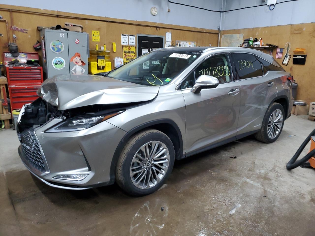 Изображение 1 2021 LEXUS RX 450H 2021 с VIN 2T2JGMDA8MC061498