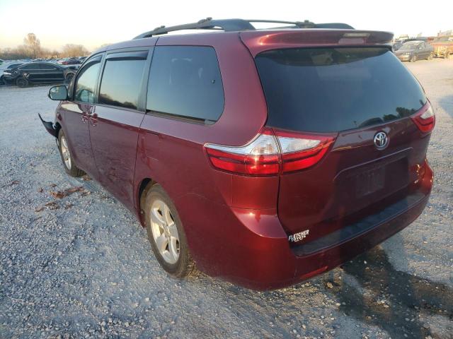 Изображение 3 2015 TOYOTA SIENNA LE 2015 с VIN 5TDKK3DC7FS571449